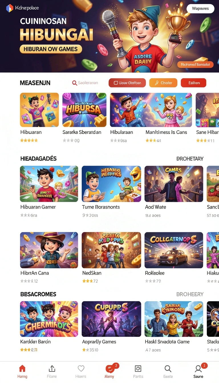 Galeri pratinjau visual gadunslot build APK resmi terbaru