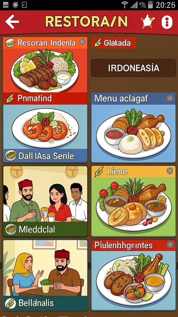 Cuplikan layar menu unduhan gadunslot untuk perangkat Android